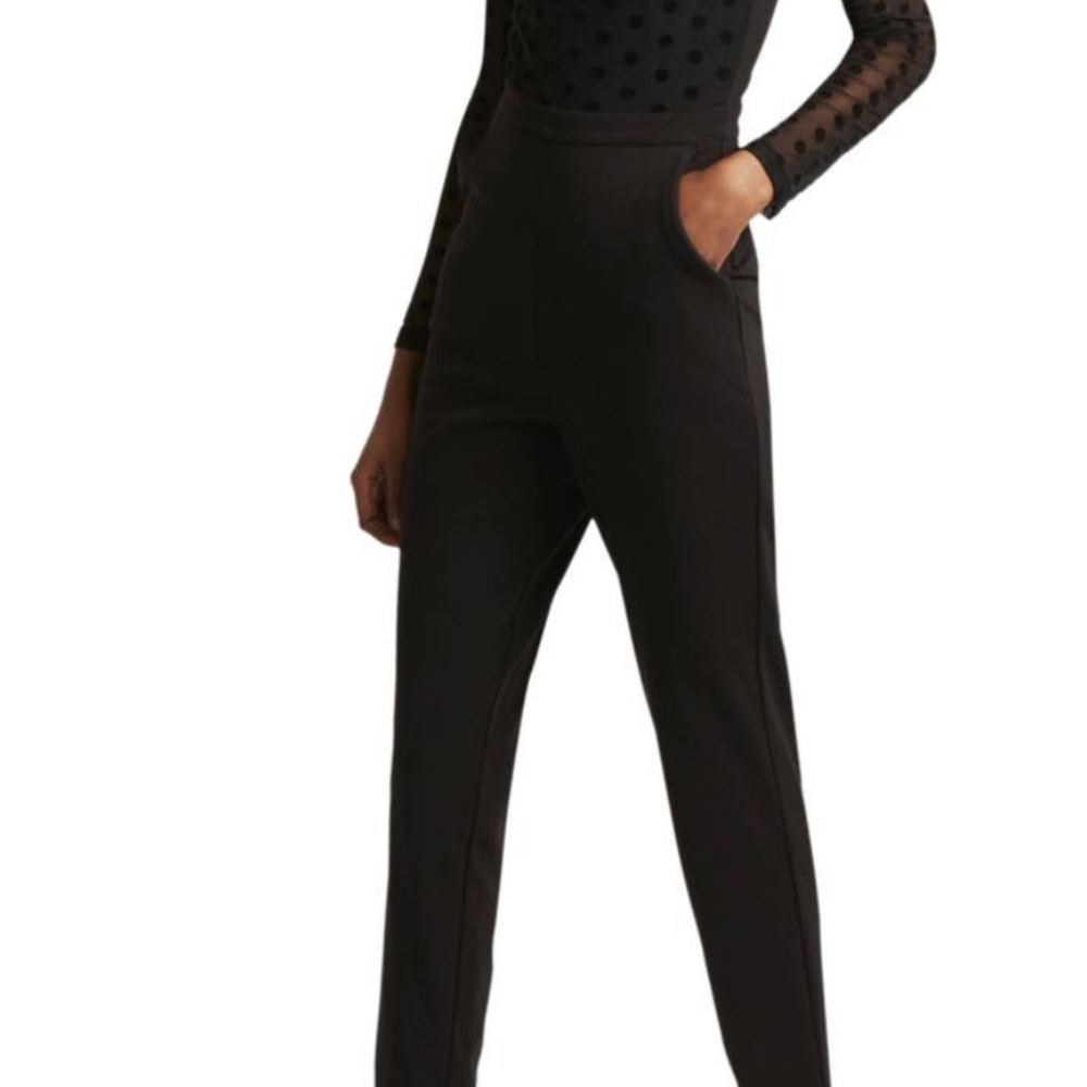 Leah& Mesh Jersey Jumpsuit